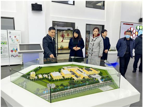 淮南市田家庵区区委常委、副区长张曙晖 考察必赢文创集团