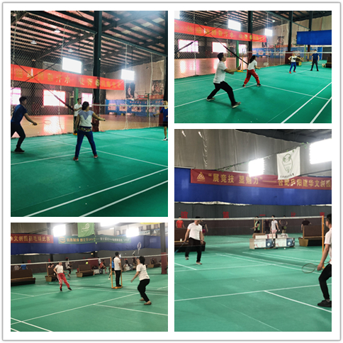 “庆五一 迎五四” 庐阳必赢文创园开展羽毛球互动赛