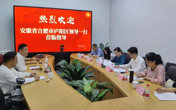庐阳区委常委、宣传部部长韩艳一行莅临必赢文创集团总部调研
