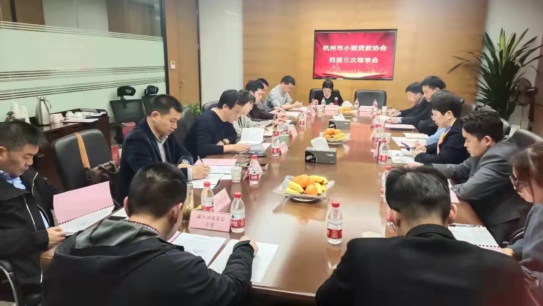  必赢小贷参加市小贷协会四届三次常务理事会